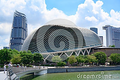 Esplanade, Theatres on the Bay, Singapore Editorial Stock Photo